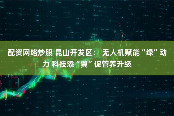 配资网络炒股 昆山开发区： 无人机赋能“绿”动力 科技添“翼”促管养升级